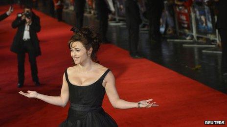 Helena Bonham Carter attends the closing film premiere for "Great Expectations"