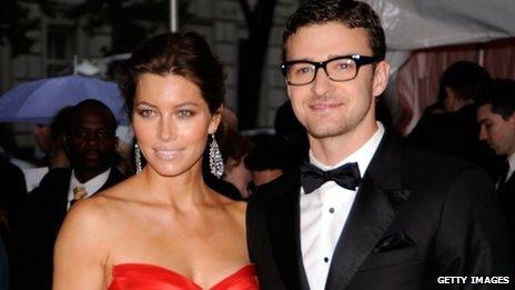 Jessica Biel and Justin Timberlake