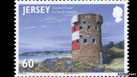 Ouaisne Tower stamp