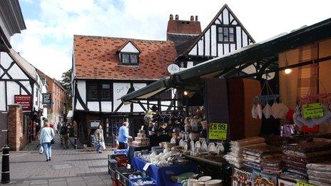 Newgate Market in York