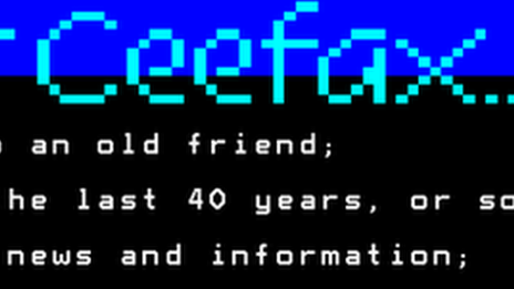 Richard White bids adieu to Ceefax