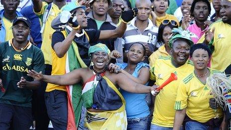 Bafana Bafana fans