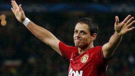 Manchester United strike Javier Hernandez