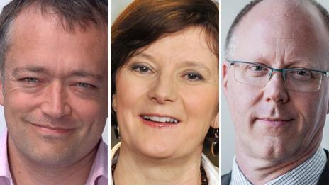 Peter Rippon, Helen Boaden, George Entwistle