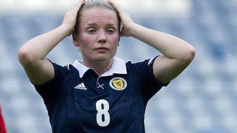 Scotland's Kim Little scored an extra-time goal but Spain hit back to win