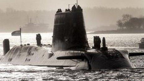 Faslane submarine