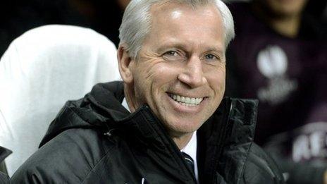 Newcastle manager Alan Pardew