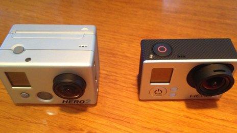 GoPro cameras old v new