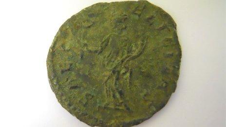 A rare Roman coin