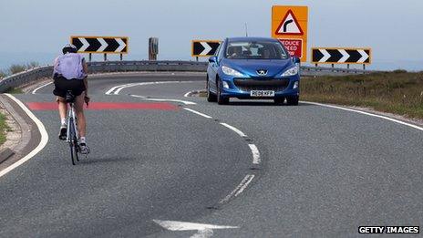 The road dubbed the most dangerous in Britain - the A537 Macclesfield to Buxton