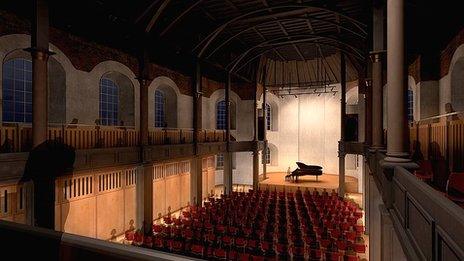 Artist's impression of St George's Theatre auditorium