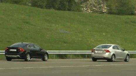 Volvos in tyre tests