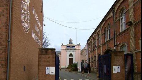 Old Royal Worcester Porcelain factory