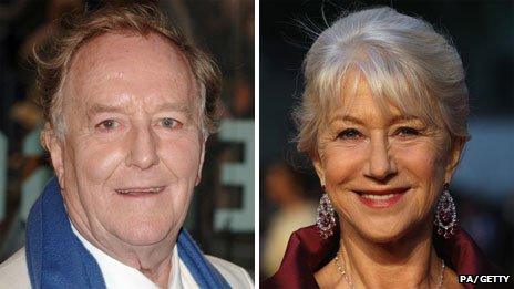 Robert Hardy and Helen Mirren