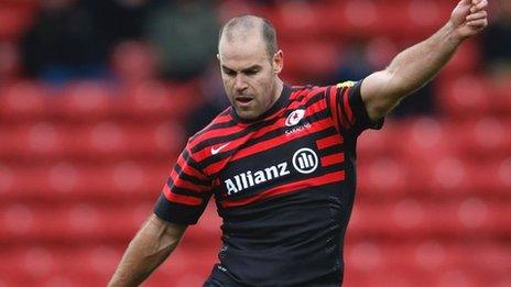 Saracens fly-half Charlie Hodgson