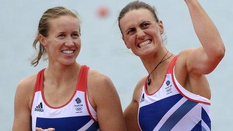 Helen Glover and Heather Stanning