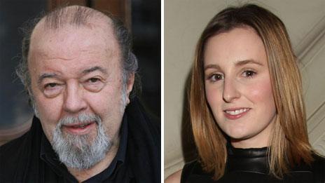 Sir Peter Hall and Laura Carmichael