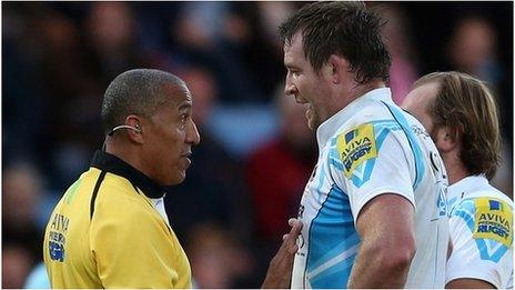 Rugby referee respect