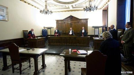 Vatican court room