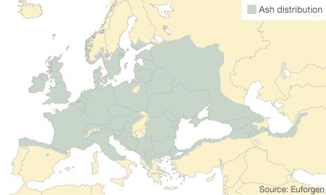 Ash distribution