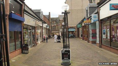 Shops in Galashiels