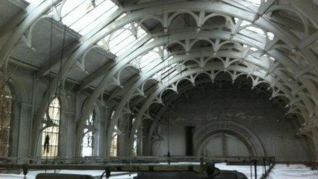 Roof space at York Art Gallery