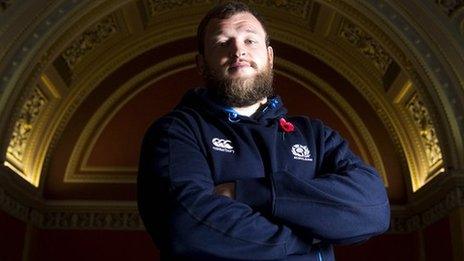 Scotland prop Ryan Grant