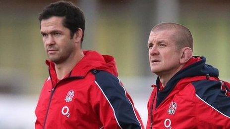 Andy Farrell and Graham Rowntree