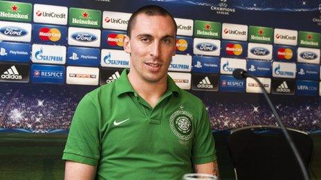 Celtic captain Scott Brown