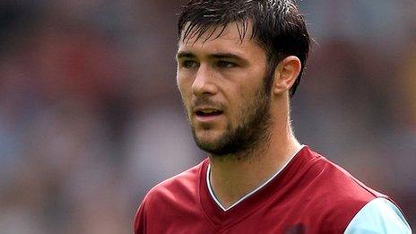 Burnley striker Charlie Austin