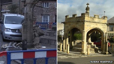 Cheddar market cross