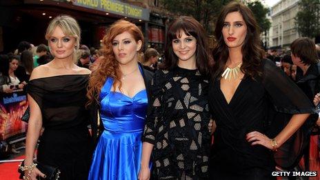 Laura Haddock, Lydia Rose Bewley, Tamla Kari and Jessica Knappett