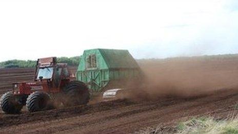 Peat extraction on Chat Moss