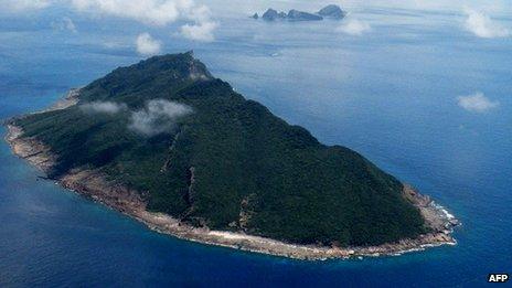 Disputed Senkaku / Diaoyu islands