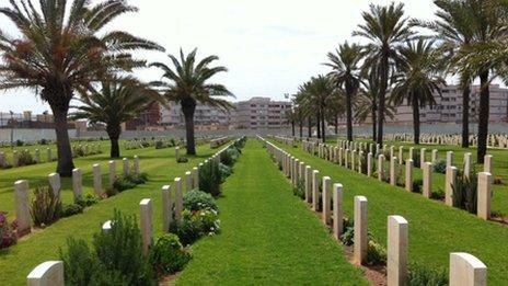 War cemetery Libya