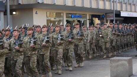 Royal Anglian Regiment in Peterborough