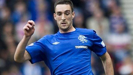 Rangers left-back Lee Wallace