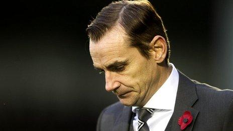 St Mirren manager Danny Lennon