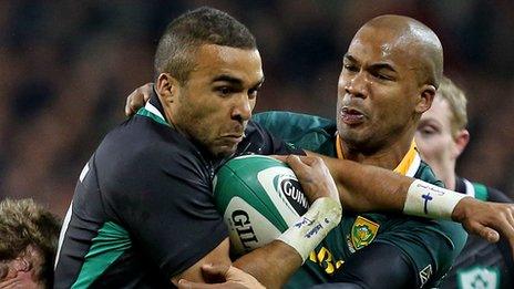 Simon Zebo and JP Pietersen