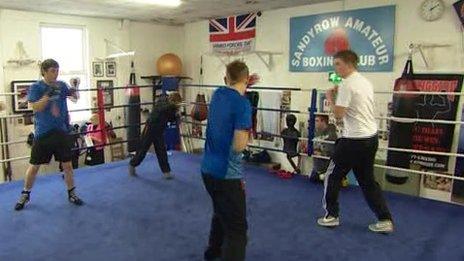 Sandy Row boxing club