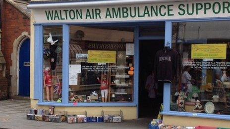 Bogus air ambulance shop, Walton-on-the-Naze