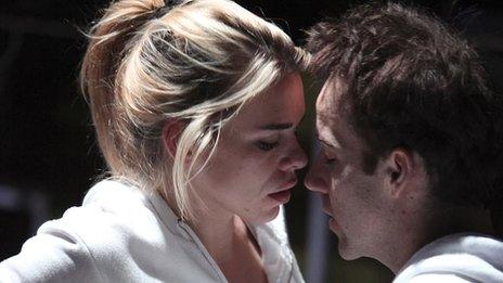 Billie Piper and Jonjo O'Neill in The Effect