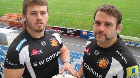 Luke Cowan-Dickie (left) and Chris Whitehead