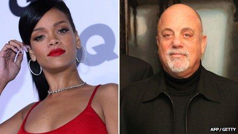 Rihanna and Billy Joel