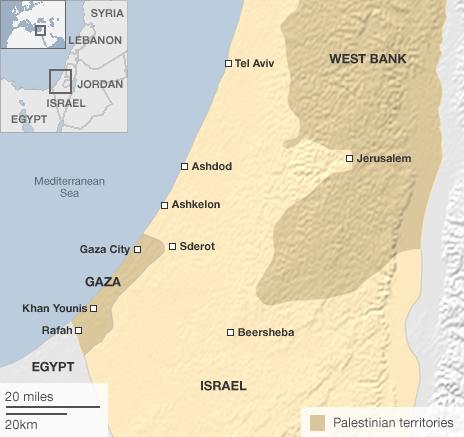 Israel map