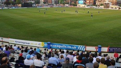 Sussex's home cricket ground at Hove