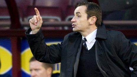 St Mirren manager Danny Lennon