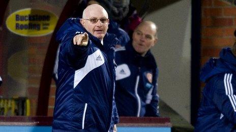 Hearts head coach John McGlynn