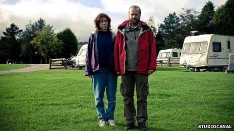 Tina (Alice Lowe) and Chris (Steve Oram) in Sightseers