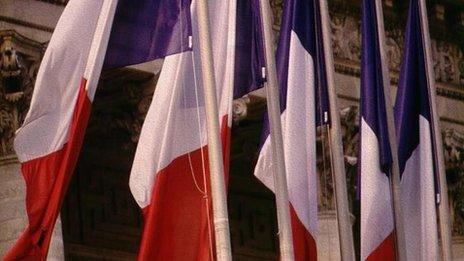 French flags